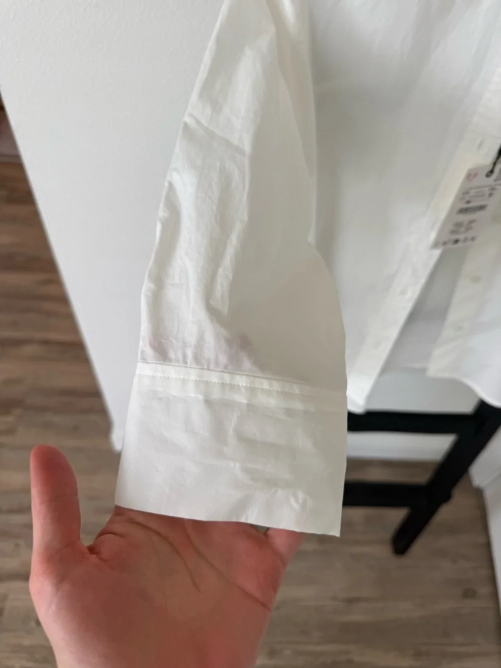 Zara Cream Collared Shirt